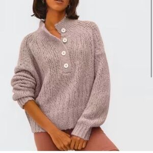 Everlane Lofty-Knit Henley | XS